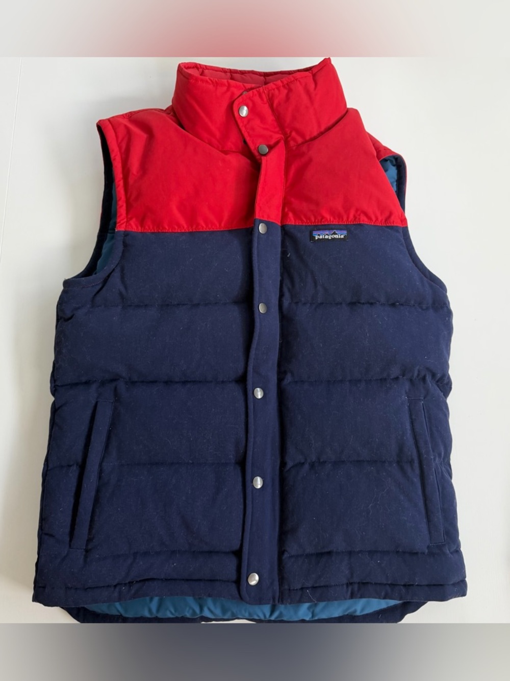 Patagonia bivy down vest two toned
